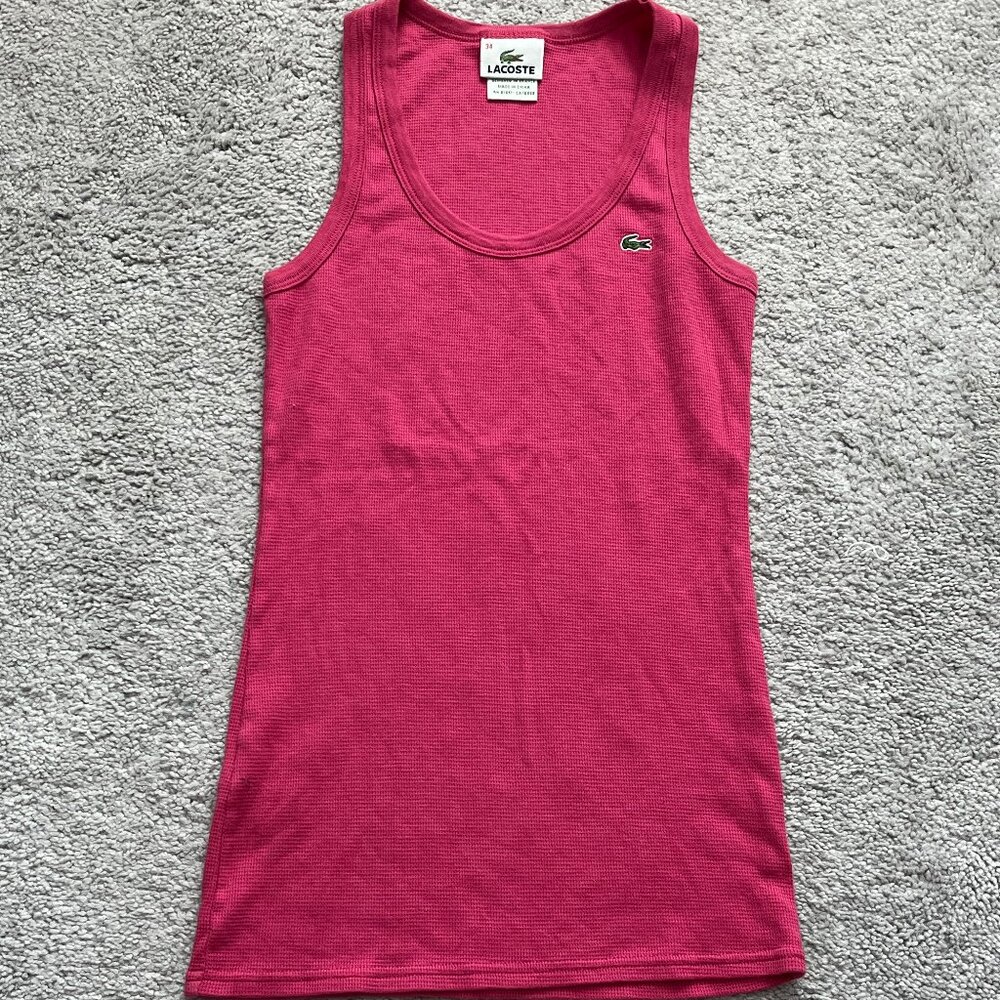 Lacoste Pink Tank Top